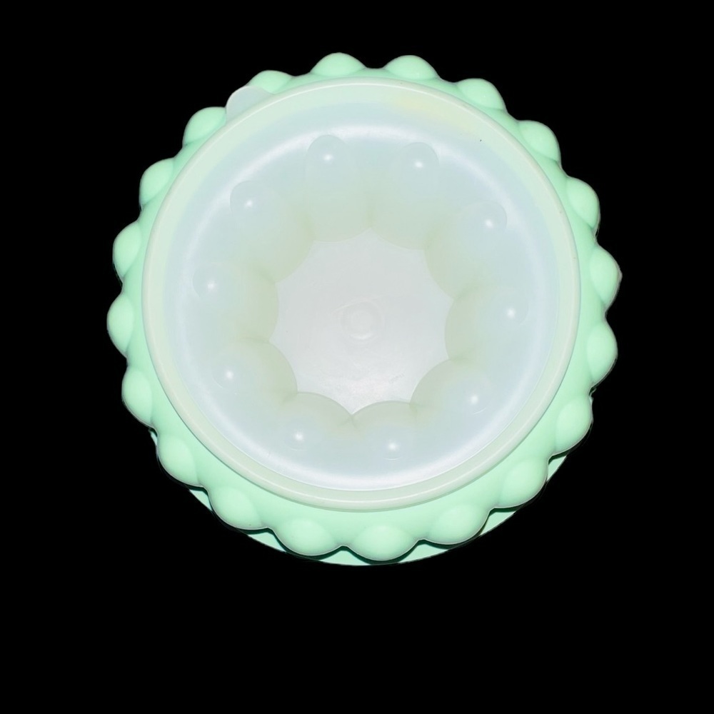 VINTAGE Jadite TUPPERWARE 3 PC JELLO MOLD 1201-7-11